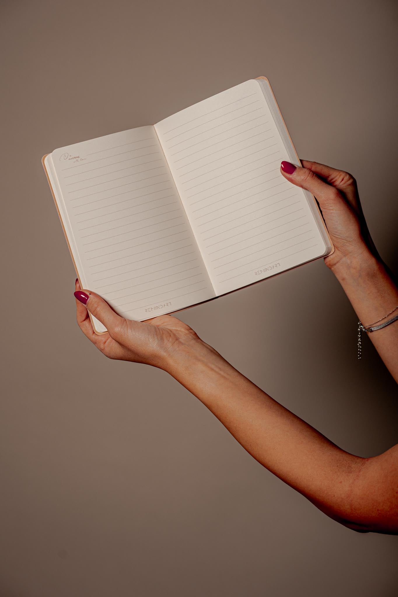 Nude Pink Notebook A5 | Stationery | Gold Print, Luxury Sets & Gifts