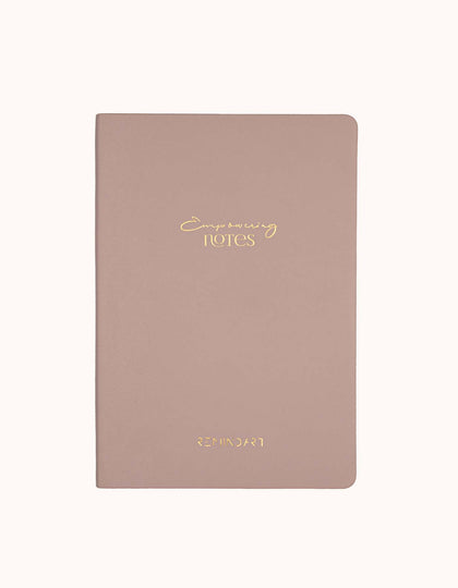 Кожена тетрадка NUDE PINK A5