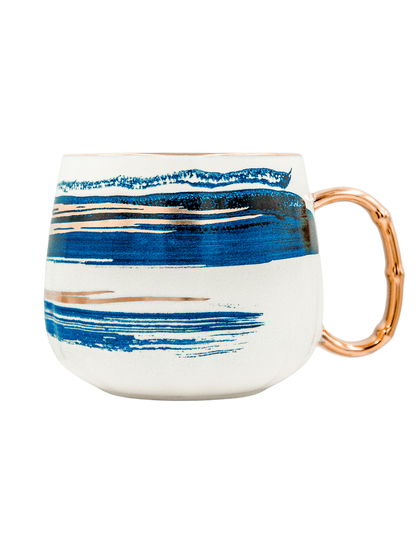 Art Waves Blue Mug