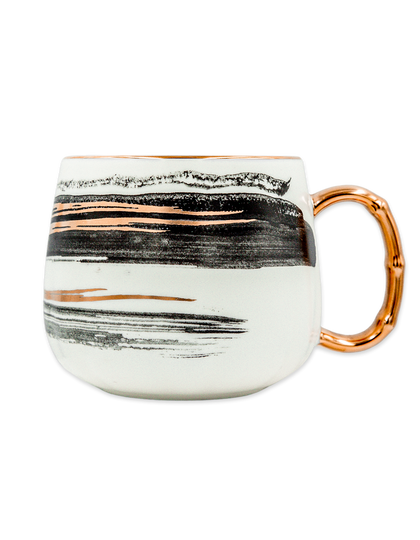 Art Waves Black Mug