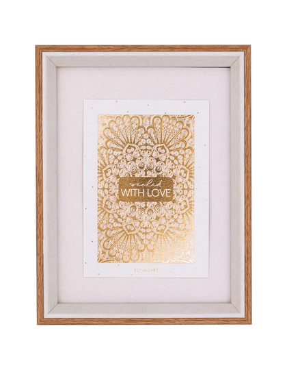 Wood & White frame
