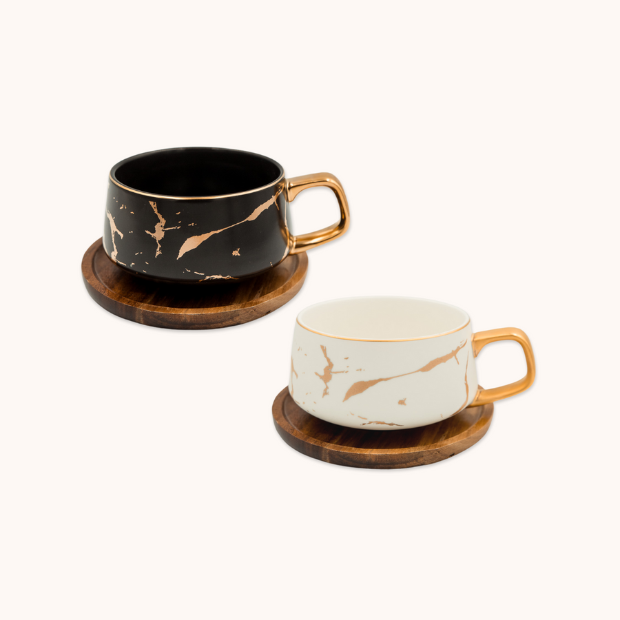 Marble Set of Cups