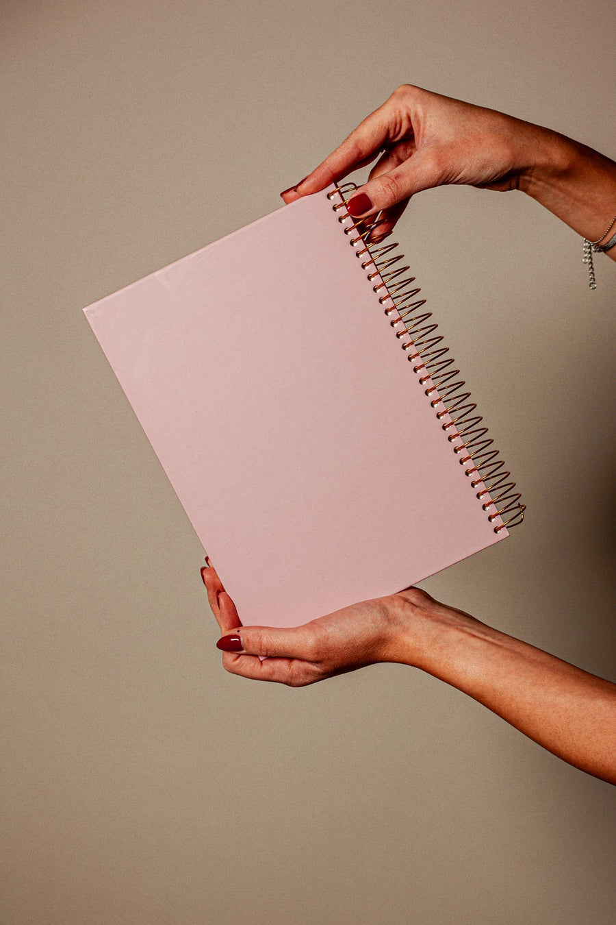 Pink Notebook Goals