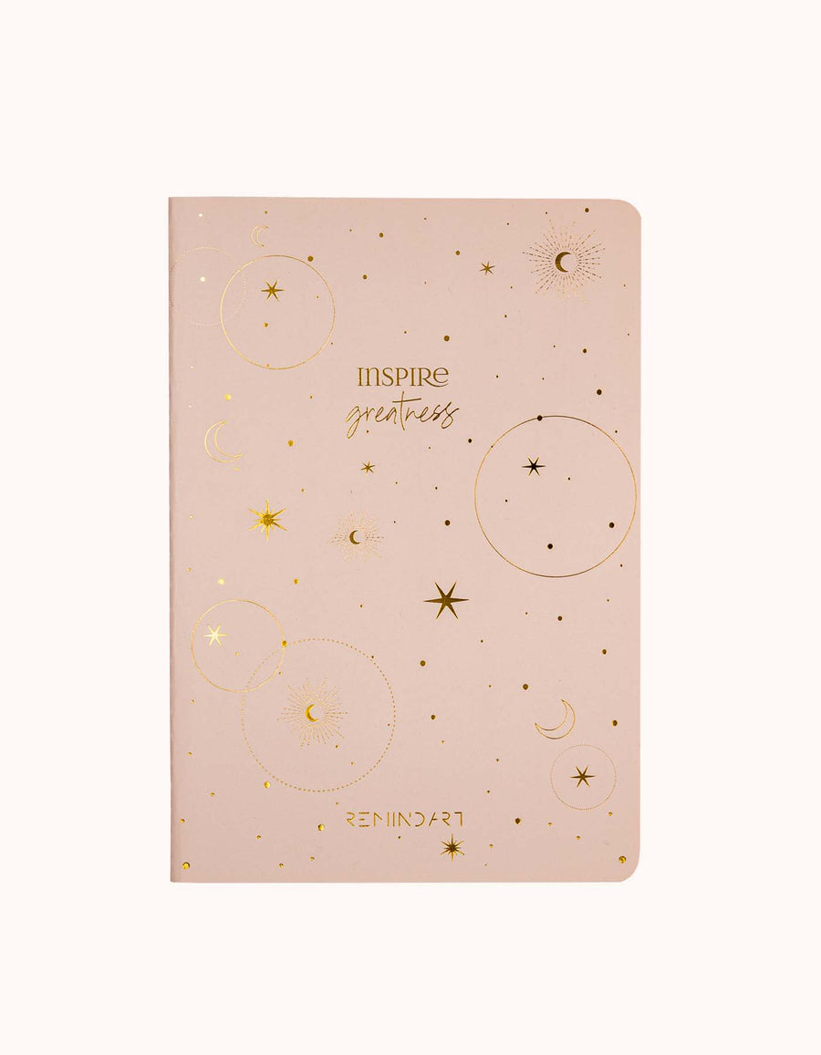 Notebook Inspire Greatness Nude Pink