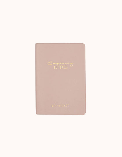 Мини кожен тефтер NUDE PINK
