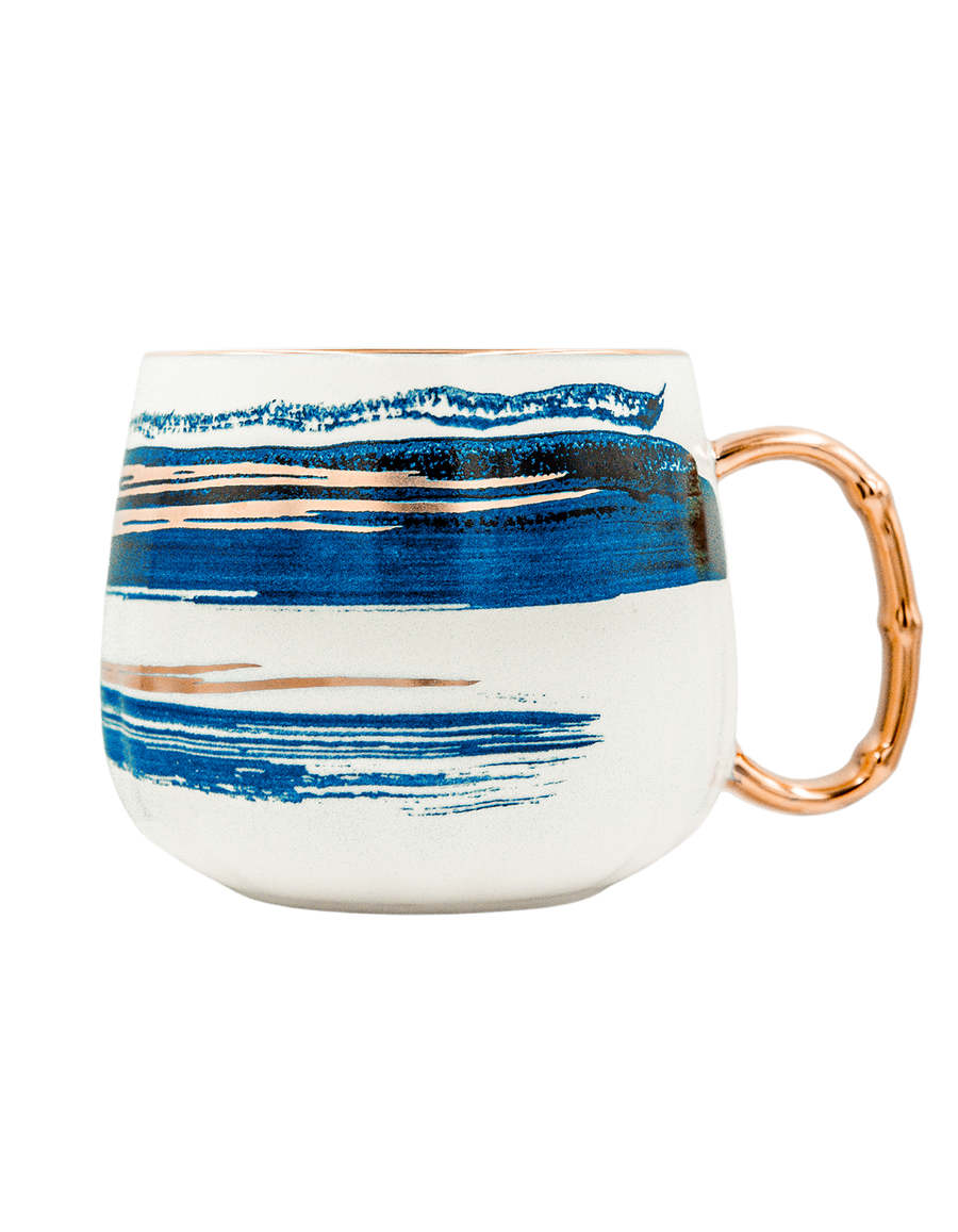 Art Waves Blue Mug