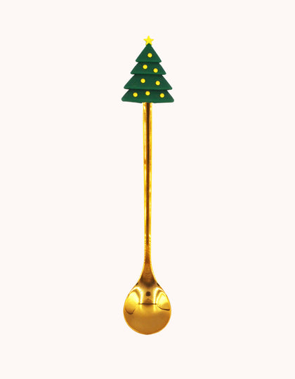 Gold Christmas Spoon Christmas Tree