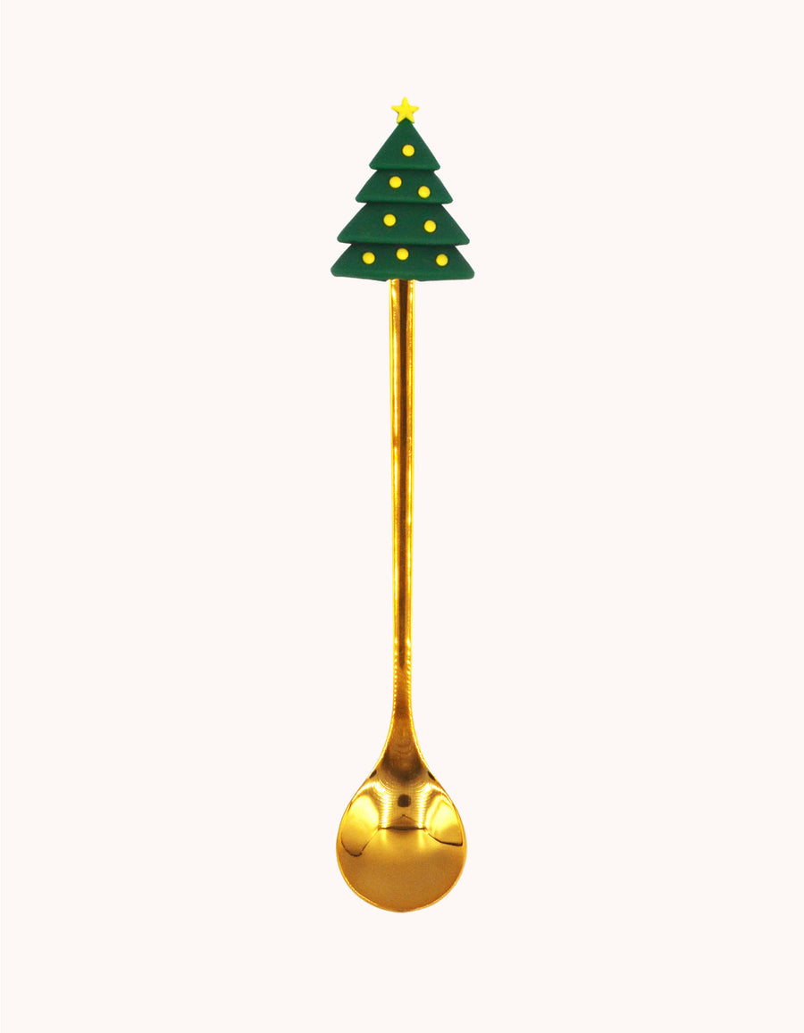 Gold Christmas Spoon Christmas Tree