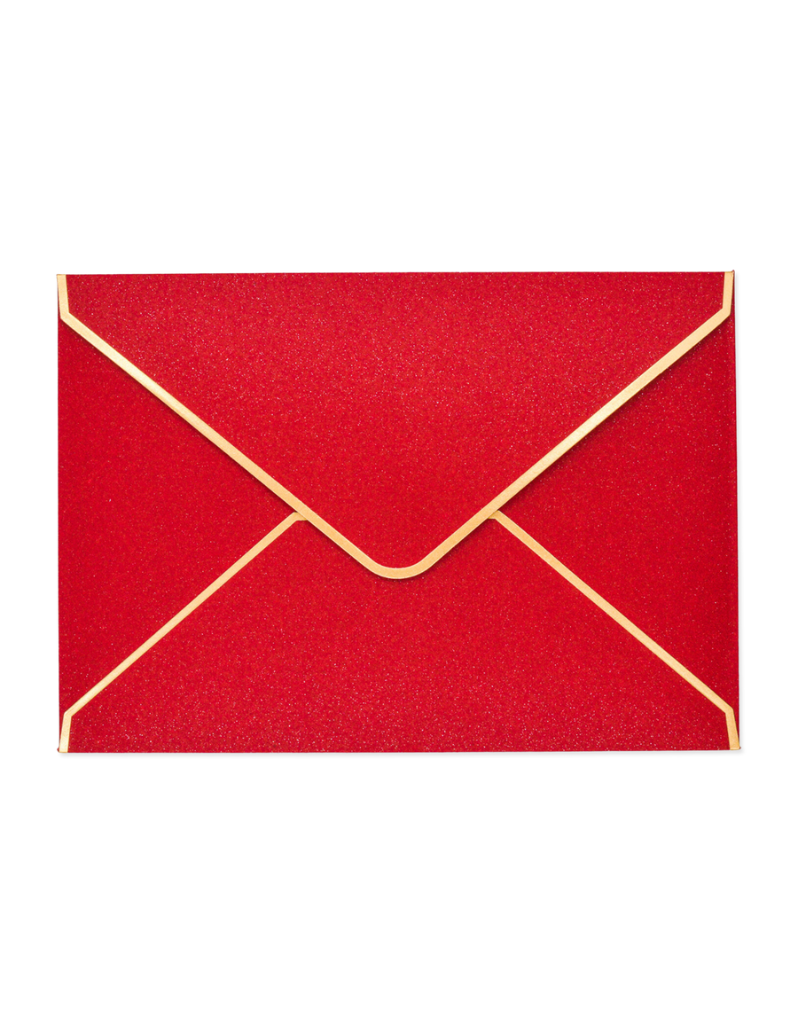 Red Envelope with Gold Details