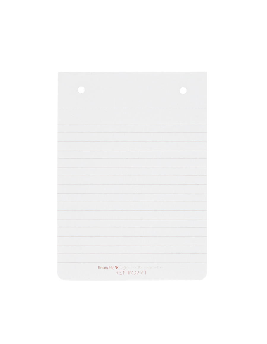 Notepad Leather Refill Lined
