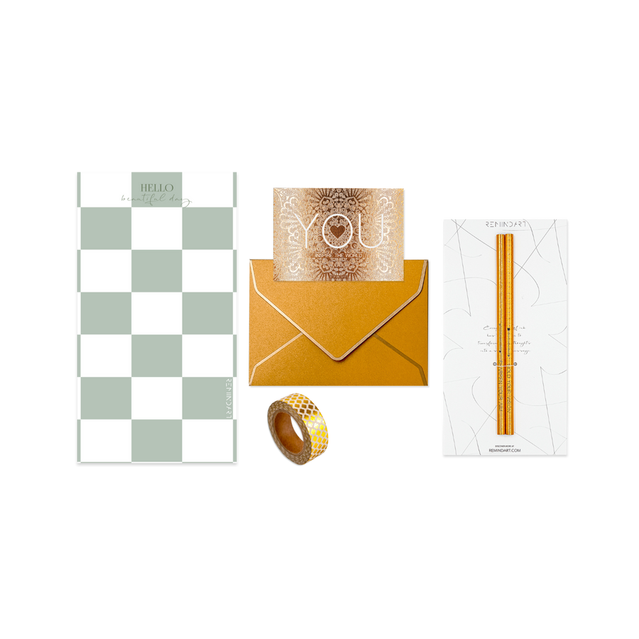 Set Gold & Green