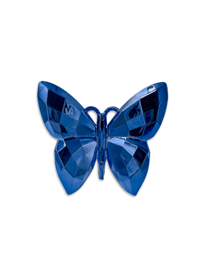 Декор пеперуда в синьо