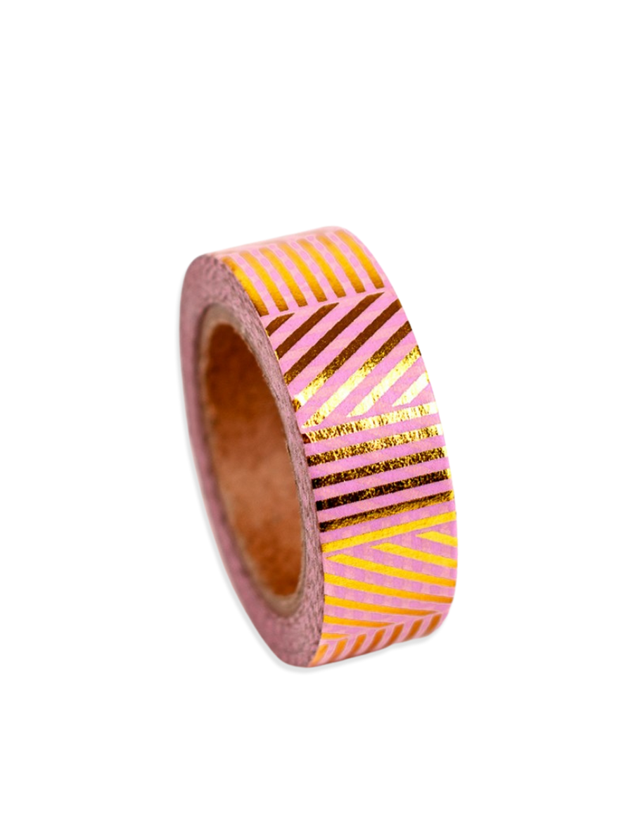Pink Stripes Washi Tape