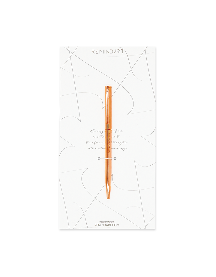 Dreamer's thoughts Rose Gold Pen